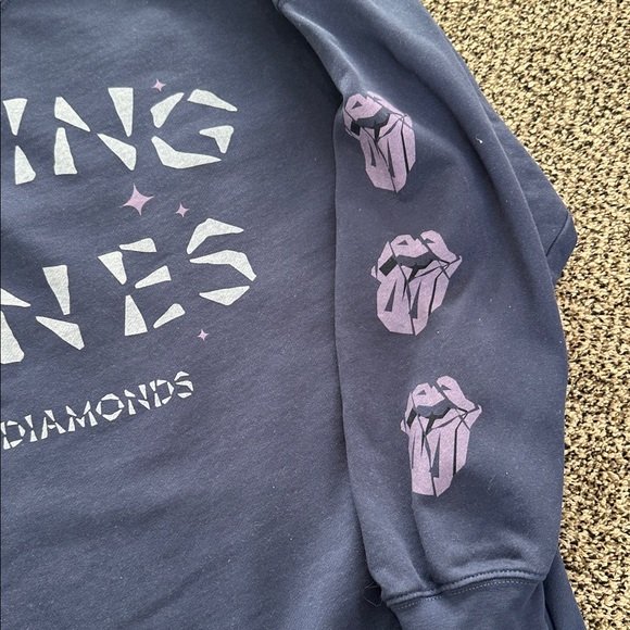 American Eagle Navy Rolling Stones sweatshirt - Picture 4 of 5
